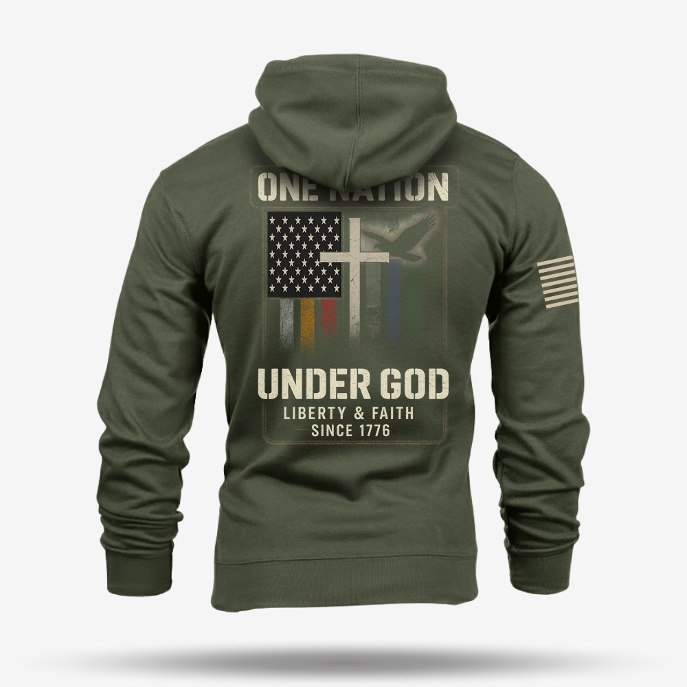 One Nation Under God Hoodie