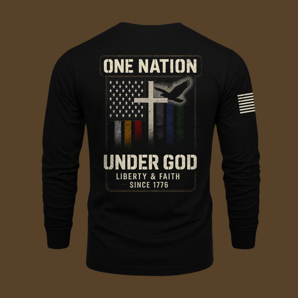 One Nation Under God Long Sleeve