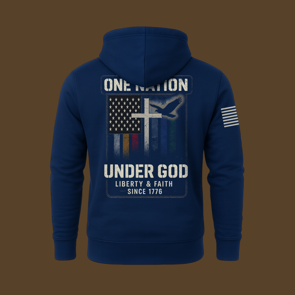 One Nation Under God Hoodie
