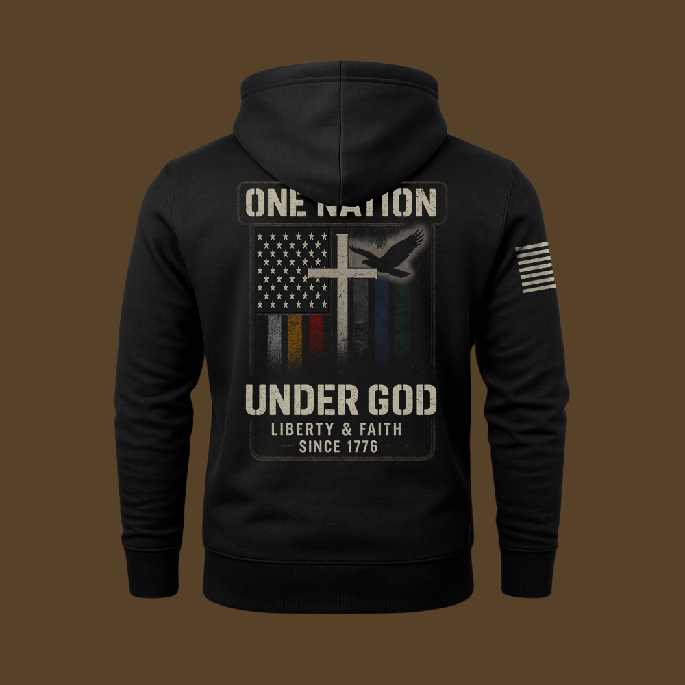 One Nation Under God Hoodie