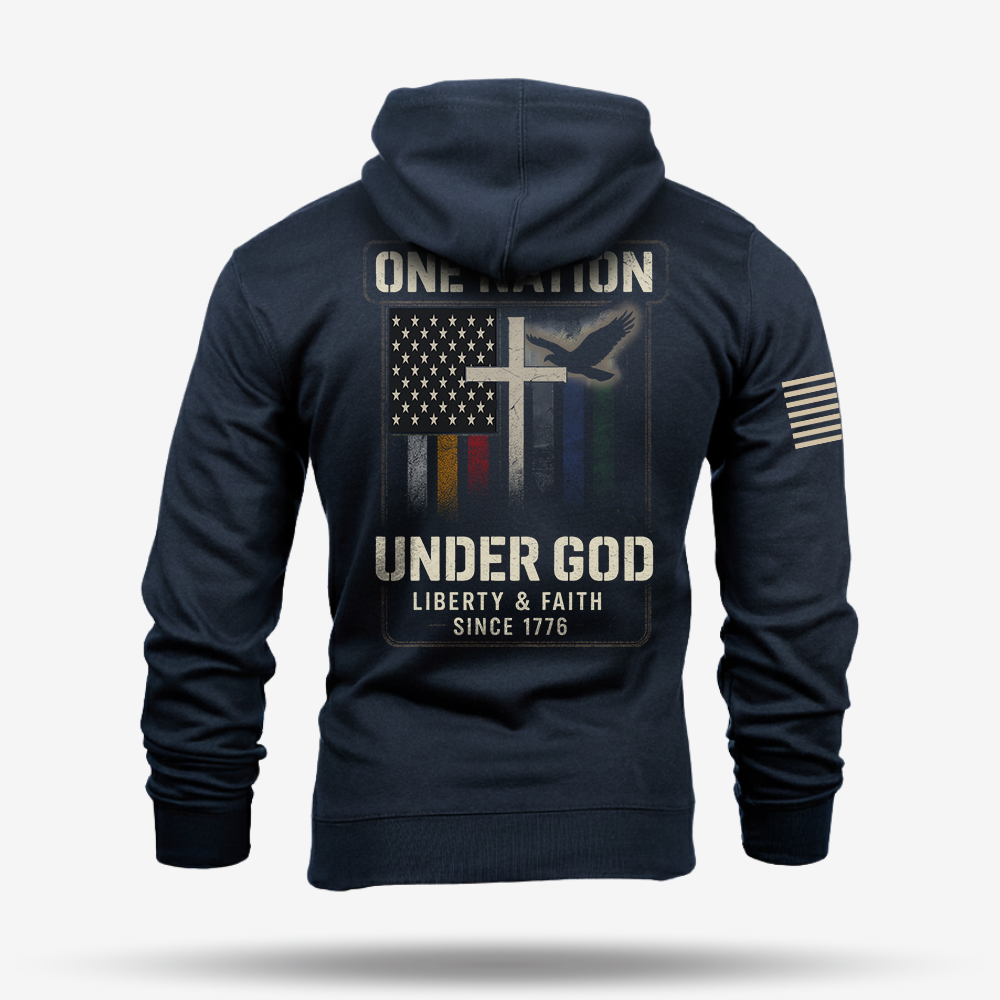 One Nation Under God Hoodie