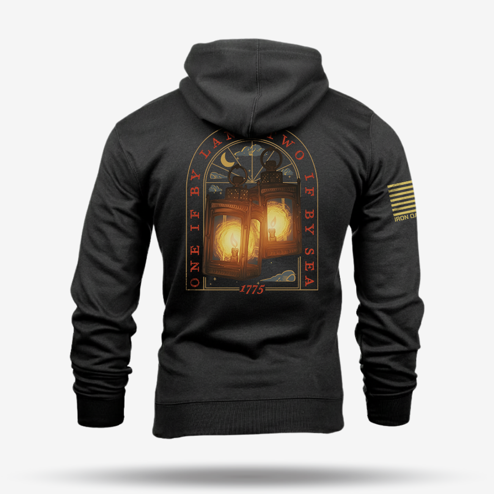 One If By Land, Two If By Sea Hoodie