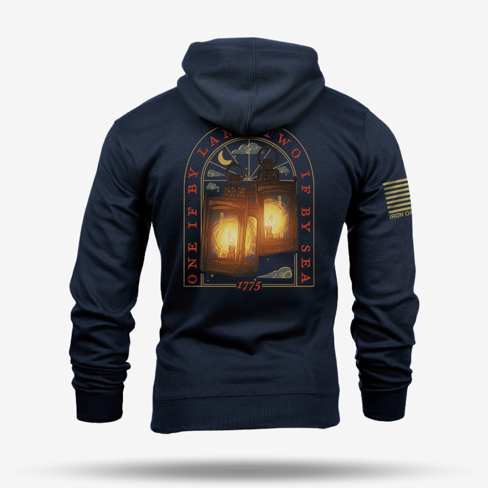 One If By Land, Two If By Sea Hoodie