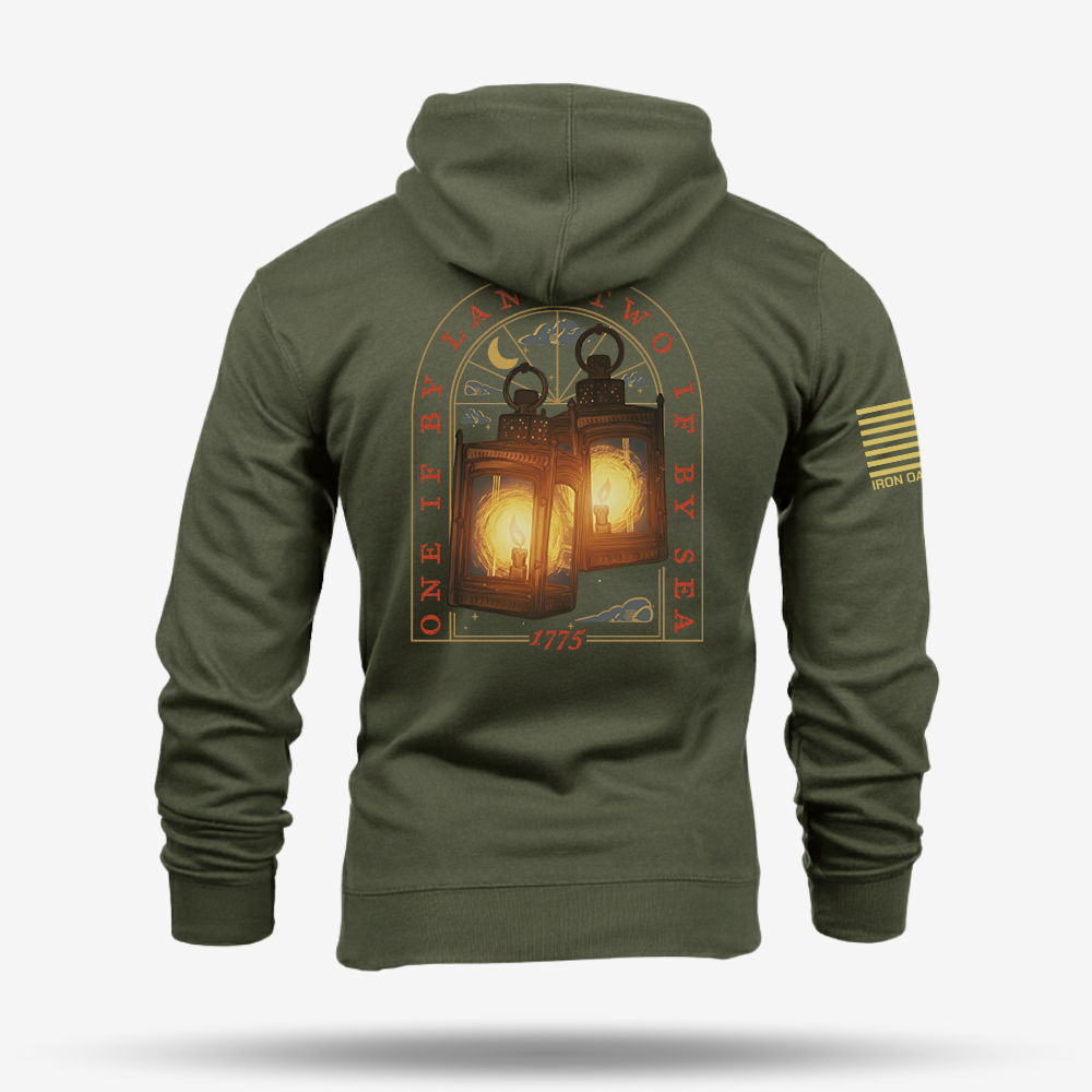 One If By Land, Two If By Sea Hoodie