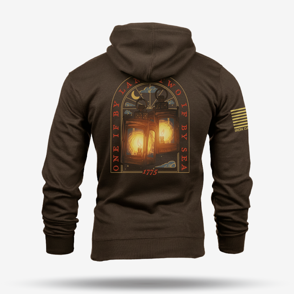 One If By Land, Two If By Sea Hoodie