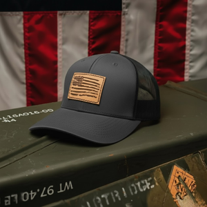 Patriot Leather Patch Cap