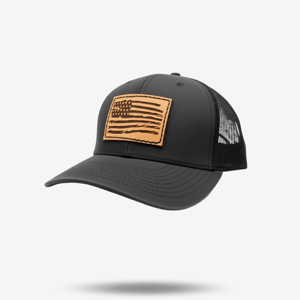 Patriot Leather Patch Cap