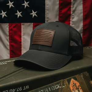 Patriot Leather Patch Cap