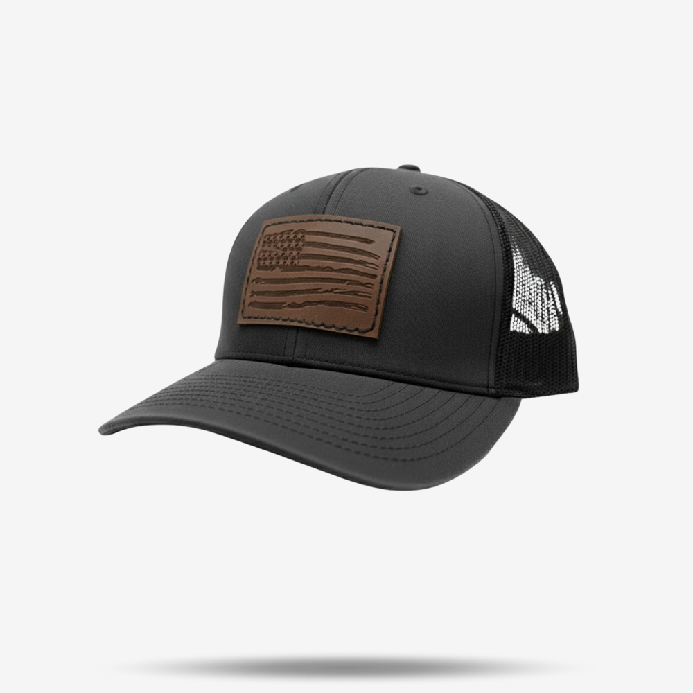 Patriot Leather Patch Cap