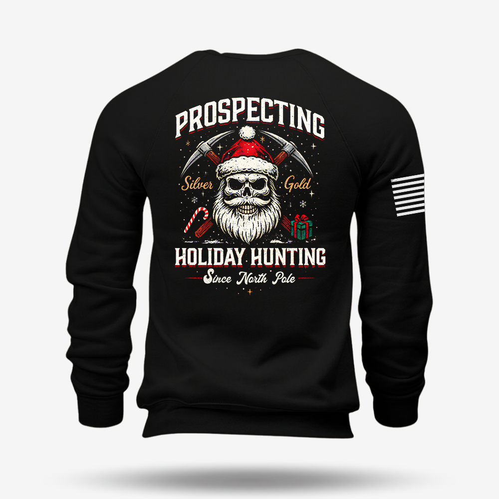 Prospecting Santa Sweatshirt