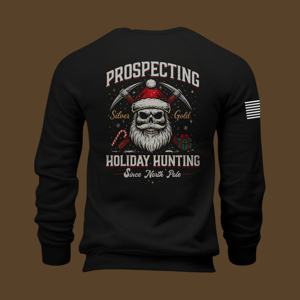 Prospecting Santa Sweatshirt