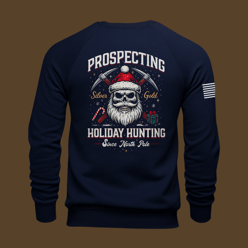 Prospecting Santa Sweatshirt