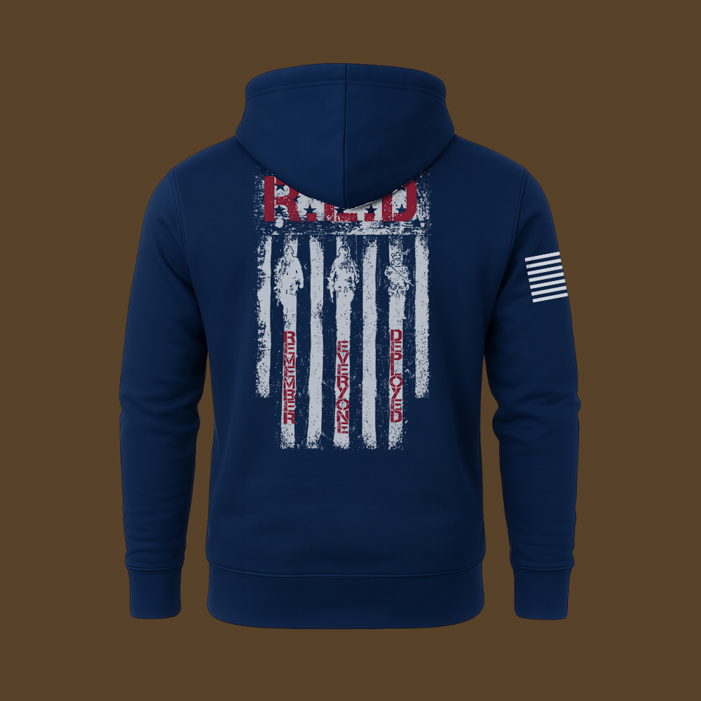 RED Remember Everyone Deployed Hoodie