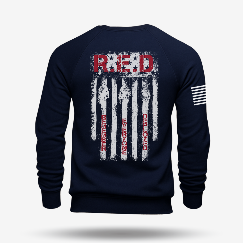 RED Remember Everyone Deployed Sweatshirt