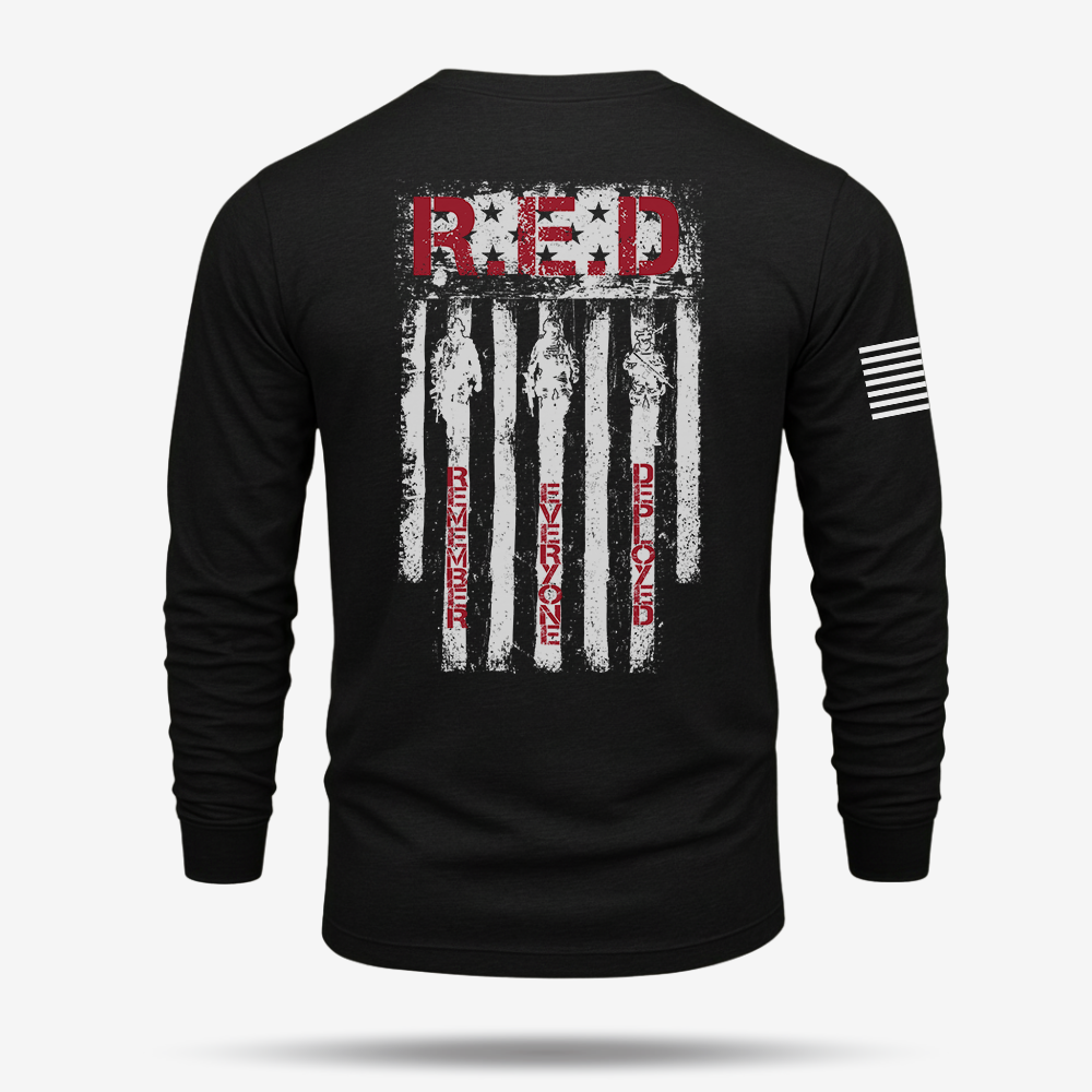 RED Remember Everyone Deployed Long Sleeve