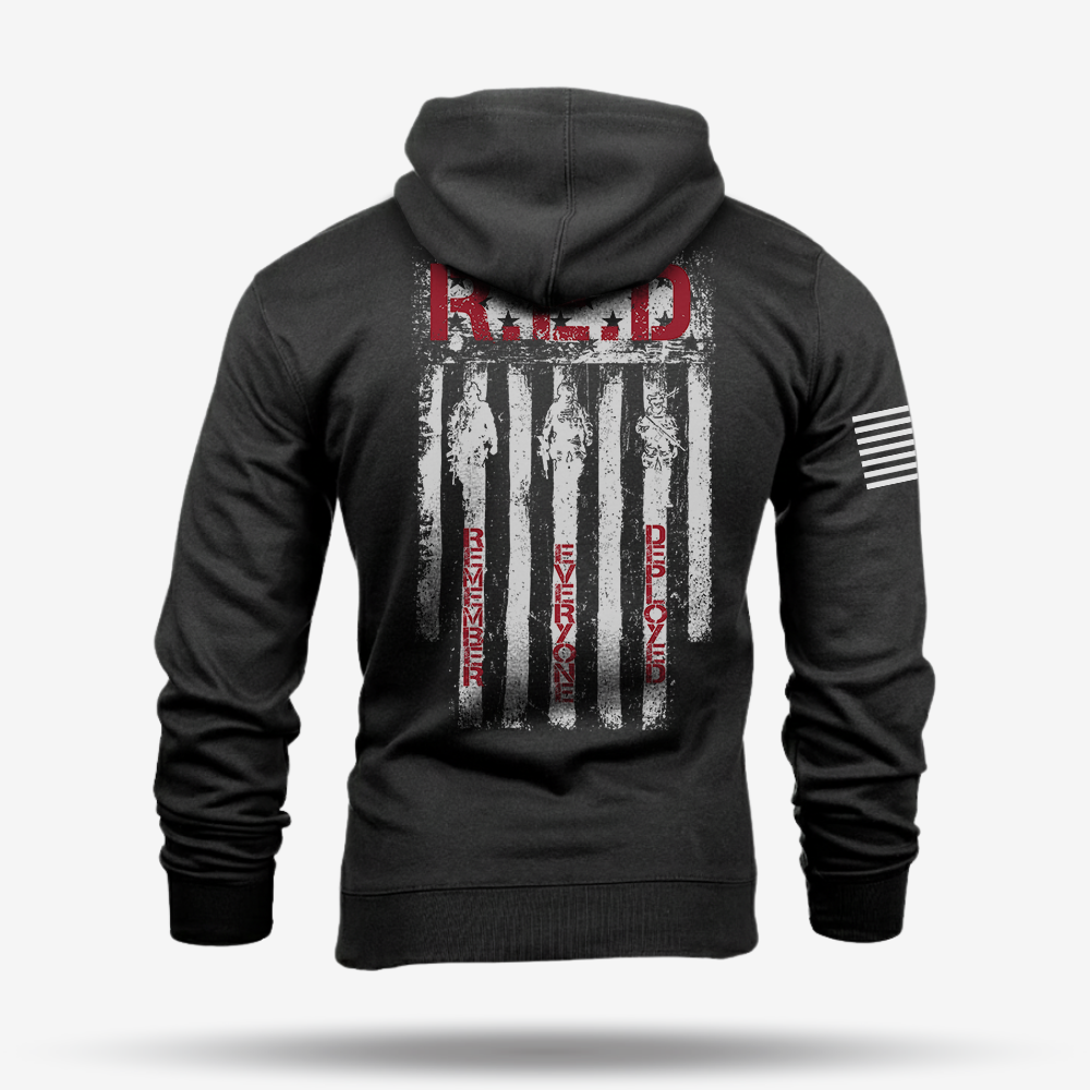 RED Remember Everyone Deployed Hoodie