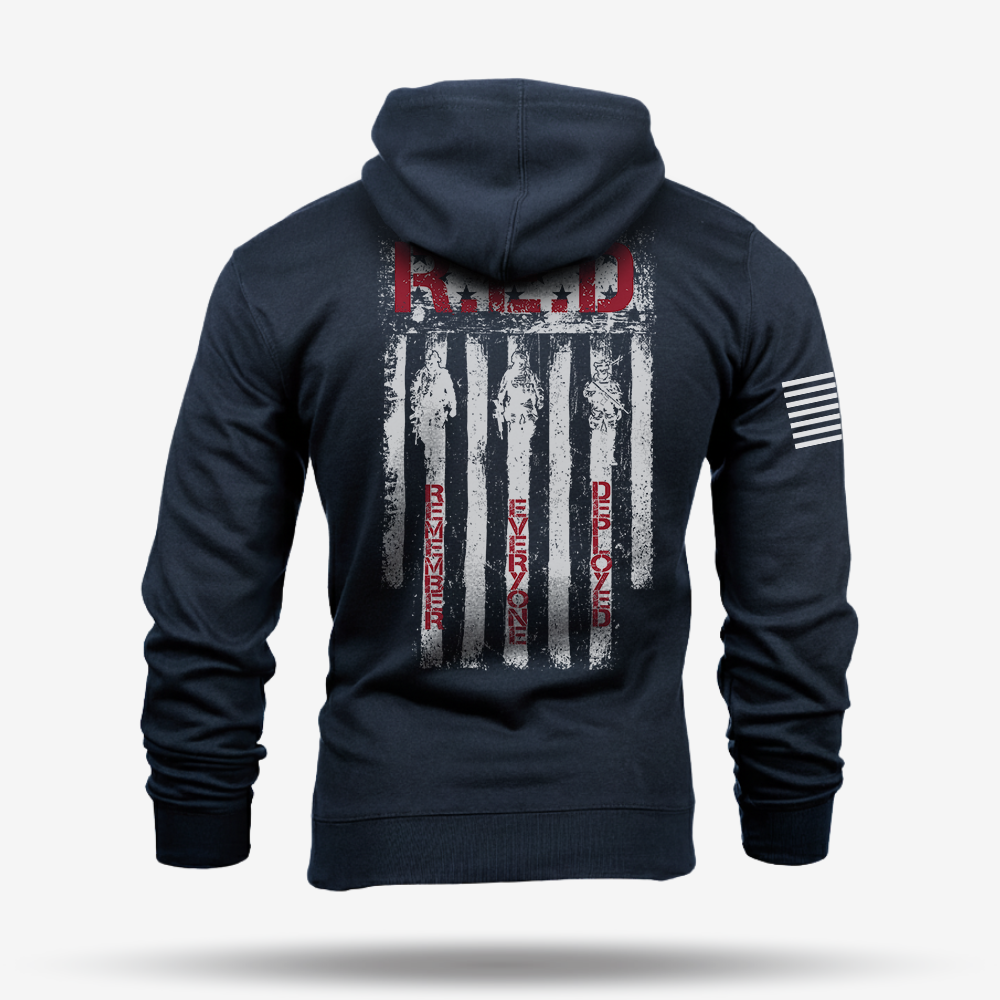 RED Remember Everyone Deployed Hoodie