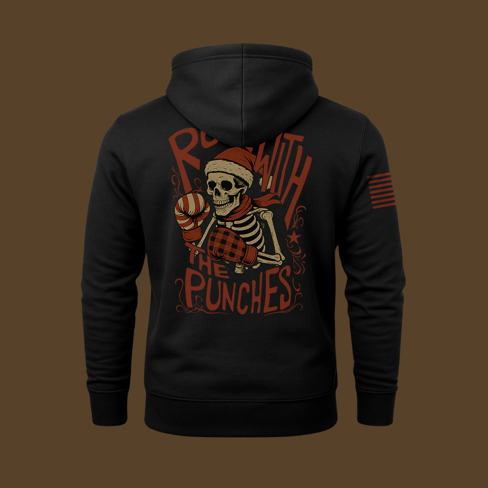 Roll With The Holiday Punches Hoodie
