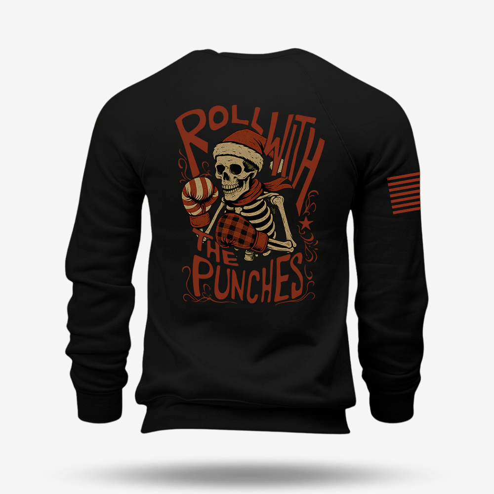 Roll With The Holiday Punches Sweatshirt