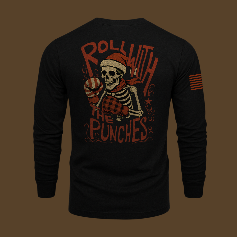 Roll With The Holiday Punches Long Sleeve