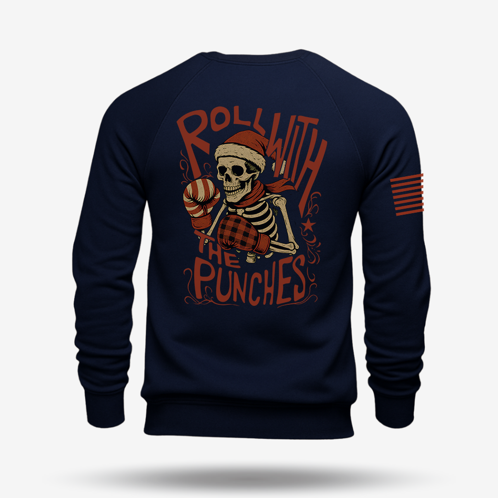 Roll With The Holiday Punches Sweatshirt