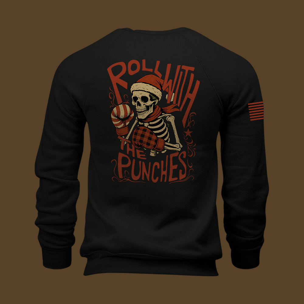 Roll With The Holiday Punches Sweatshirt