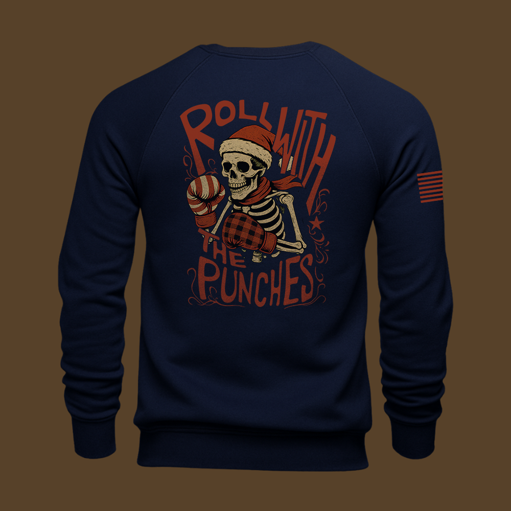 Roll With The Holiday Punches Sweatshirt