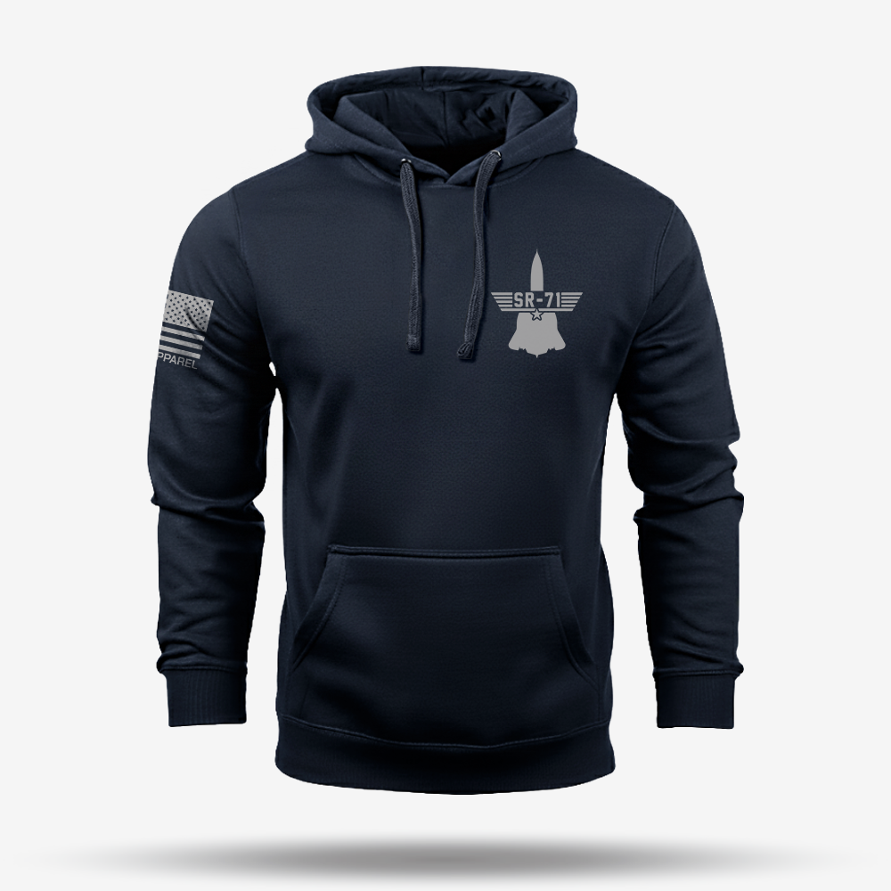 SR-71 Blackbird Schematic Hoodie