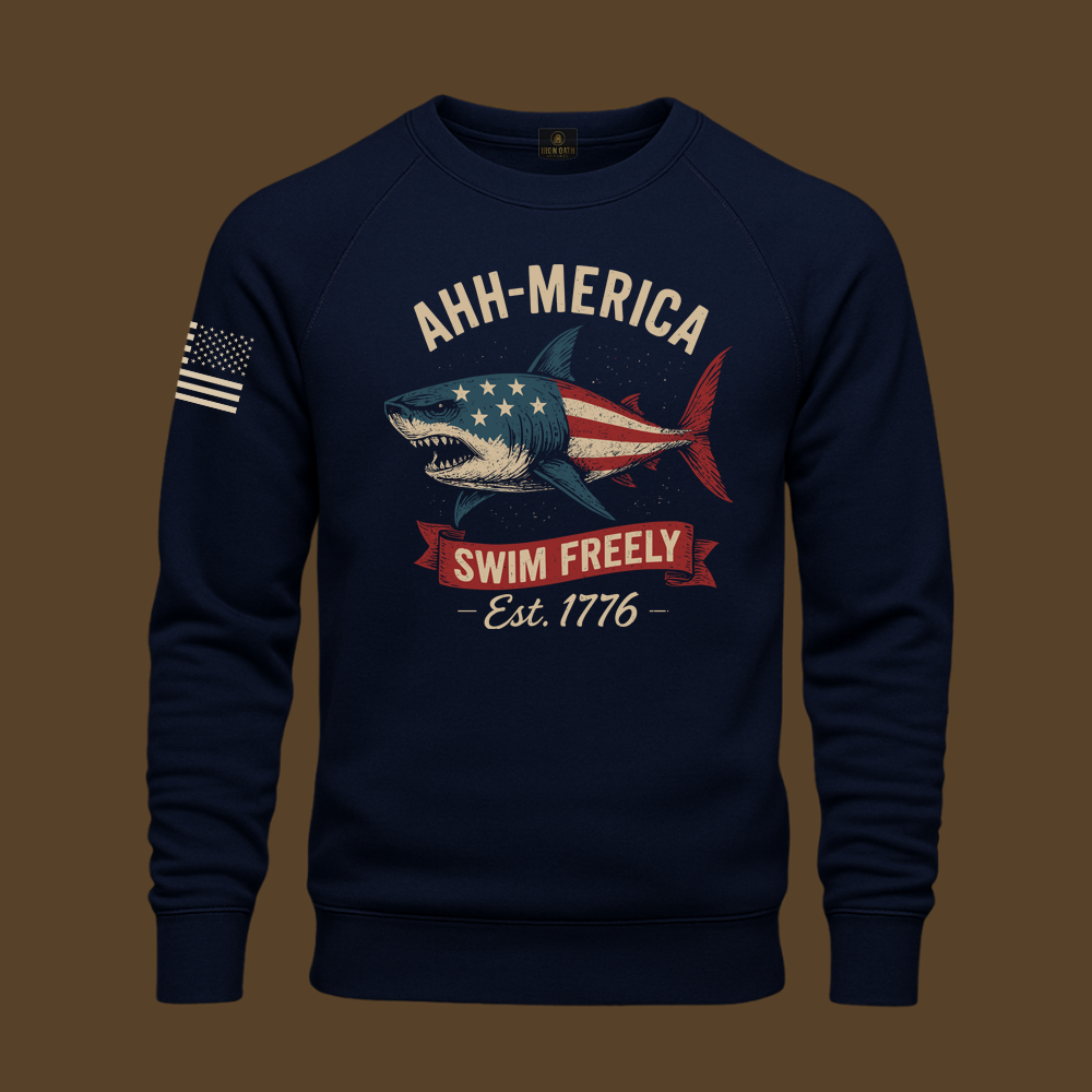 Ahh Merica Swim Freely Sweatshirt