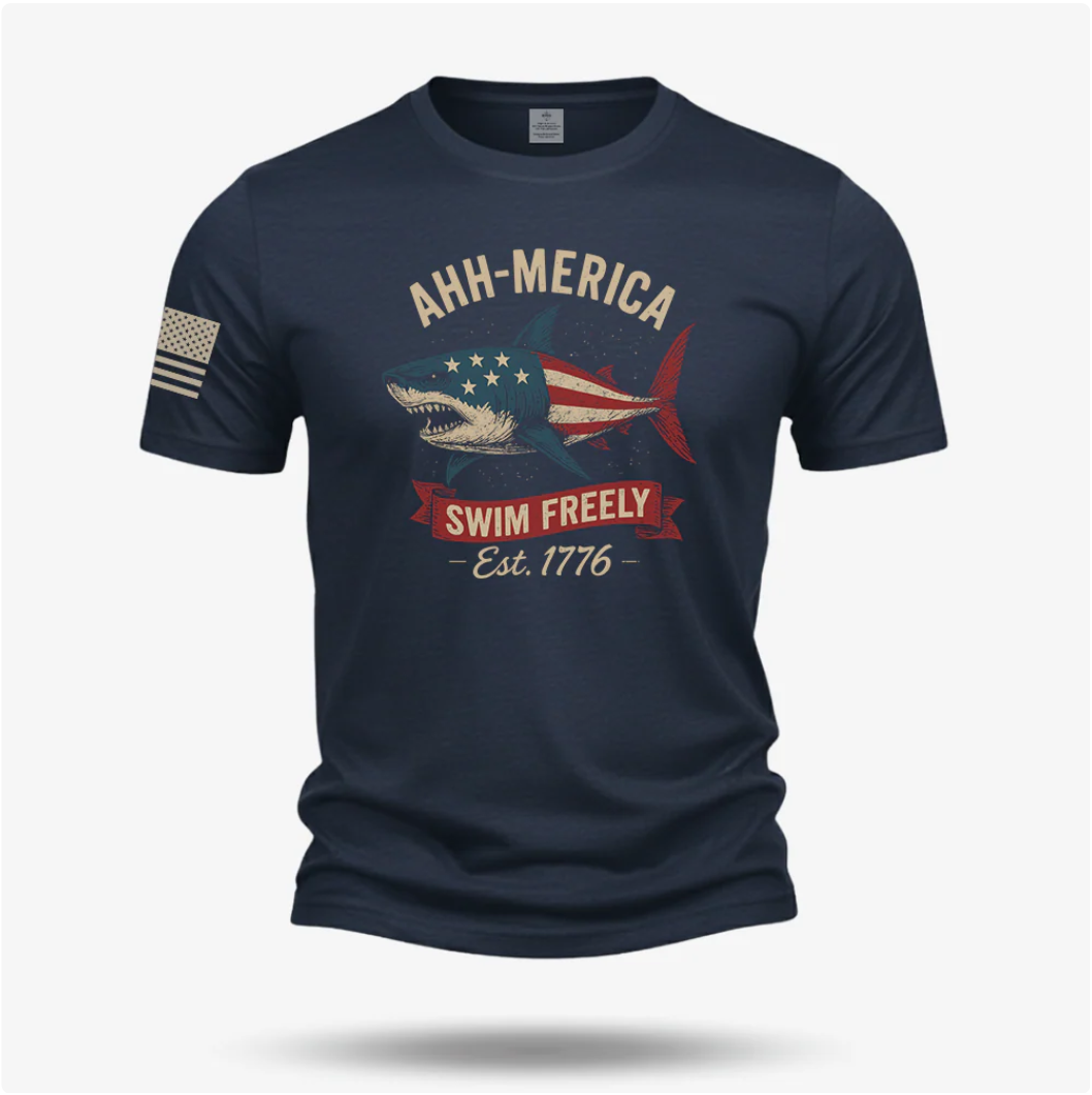 Ahh Merica Swim Freely T Shirt