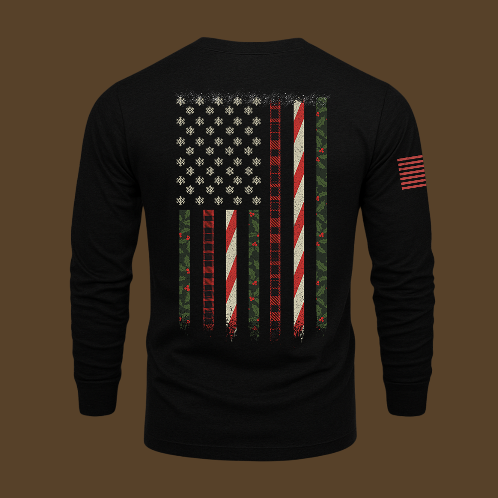 Snowflake Patriot Long Sleeve