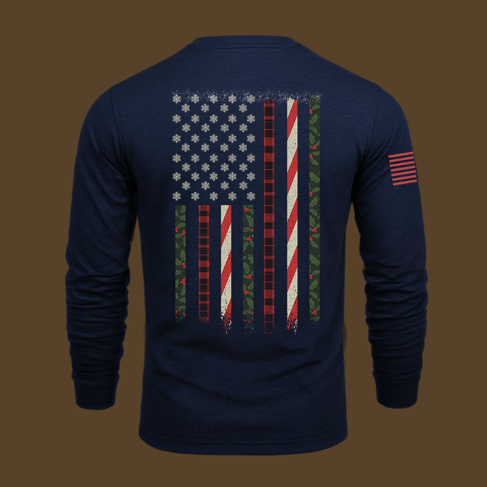 Snowflake Patriot Long Sleeve