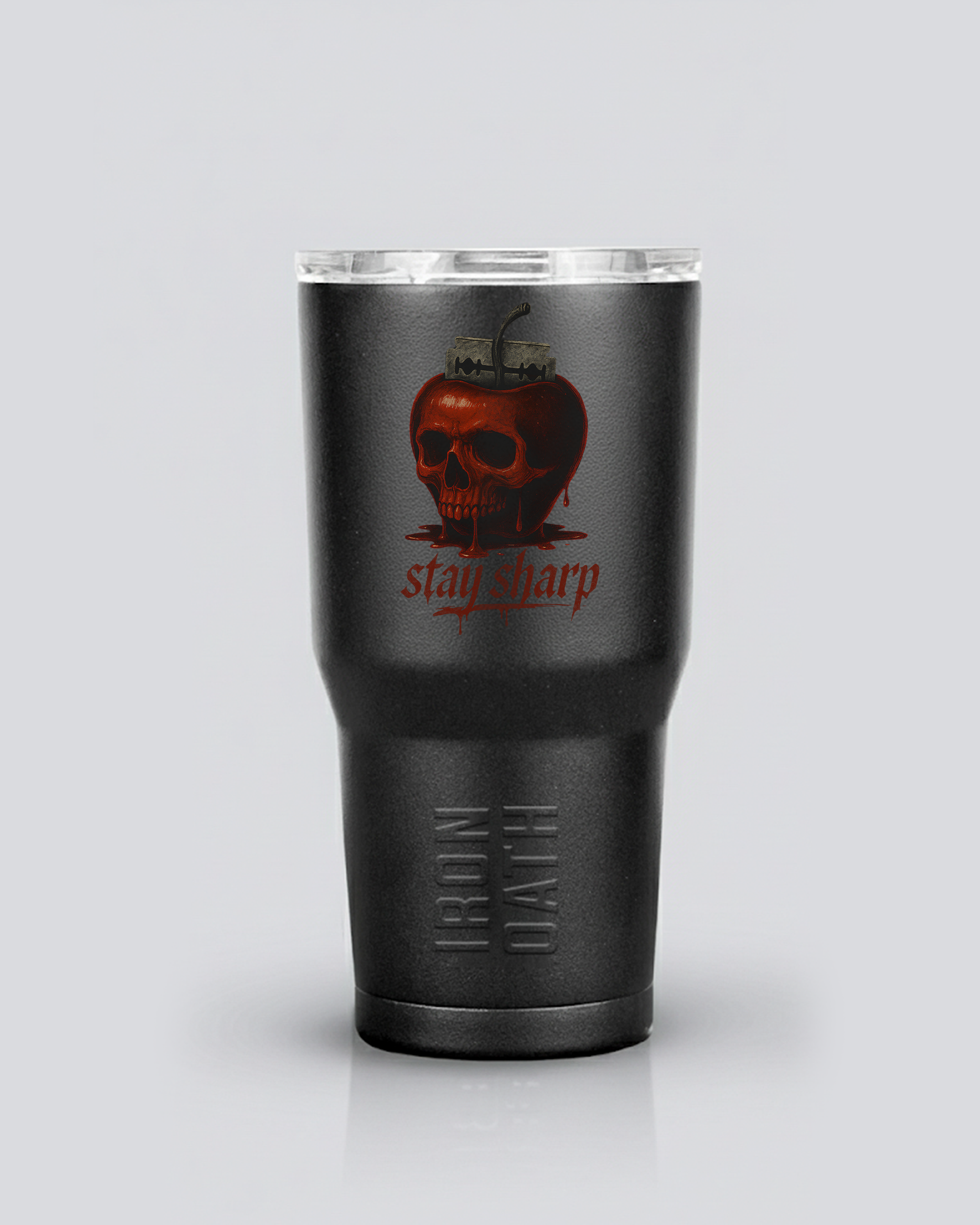 Stay Sharp Iron Oath Tumbler