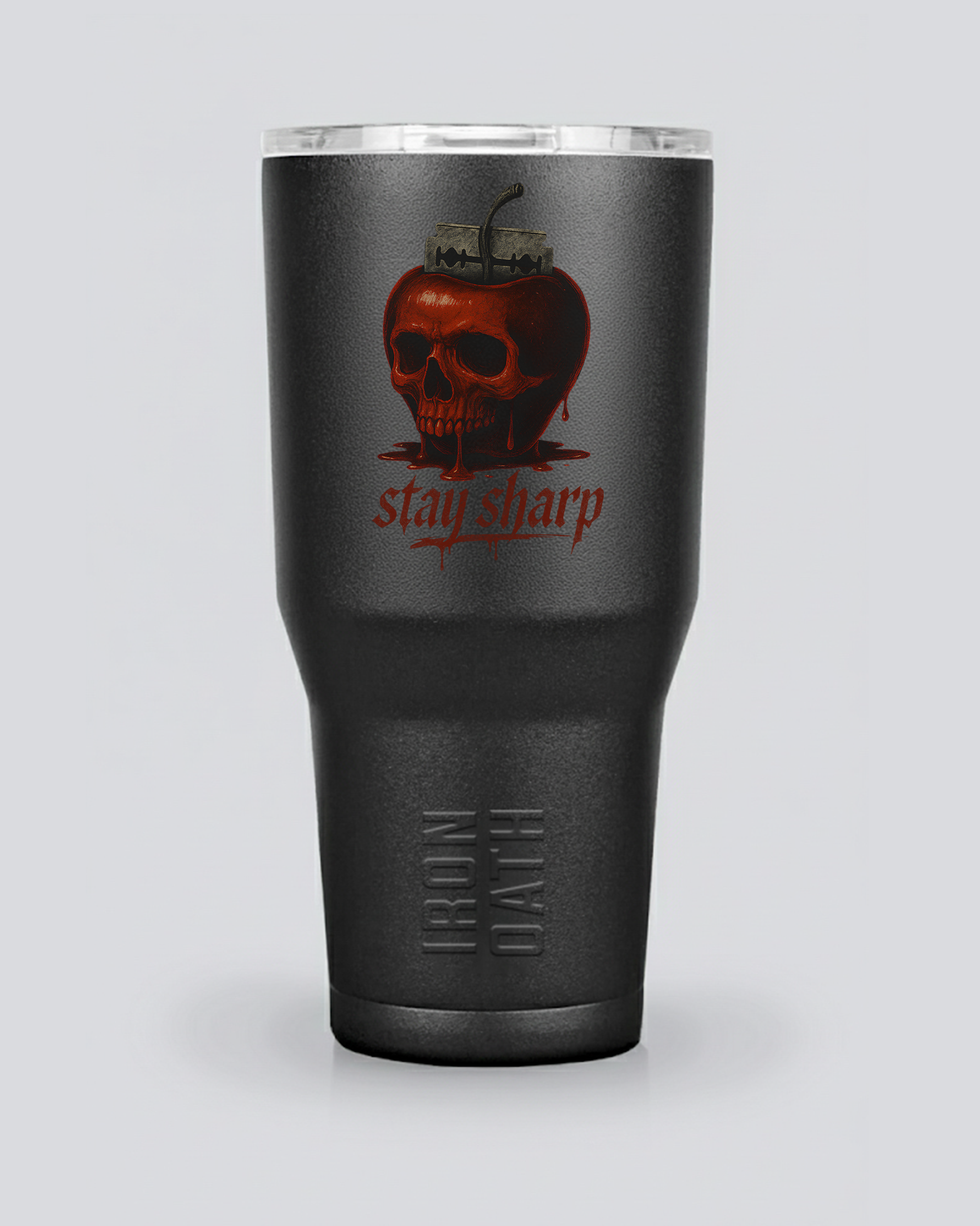 Stay Sharp Iron Oath Tumbler