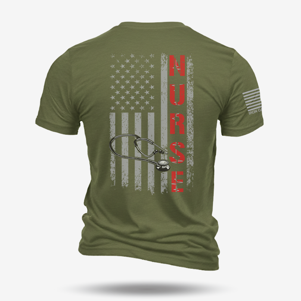 Stethoscope Flag T Shirt