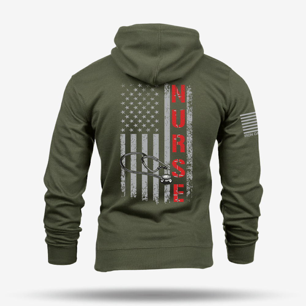 Stethoscope Flag Hoodie