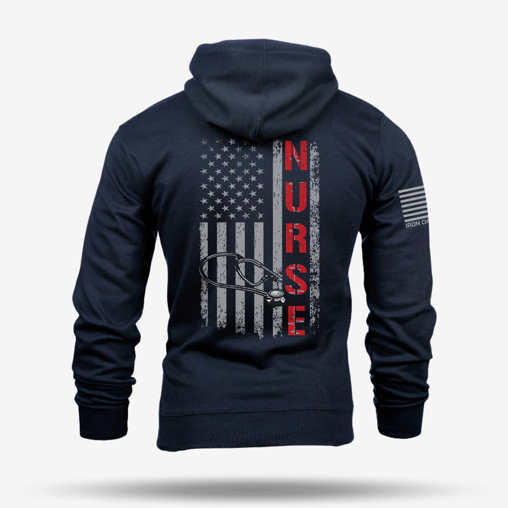 Stethoscope Flag Hoodie