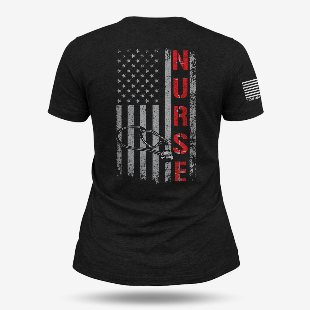 Stethoscope Flag Women's T Shirt