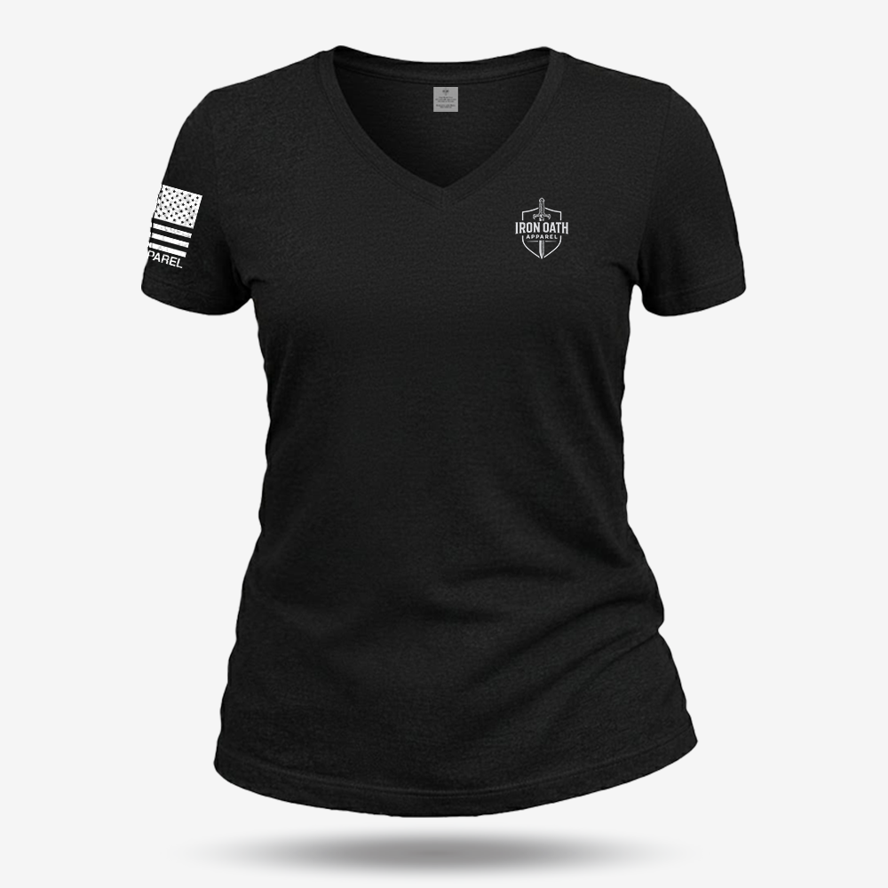 Stethoscope Flag Women's V-Neck