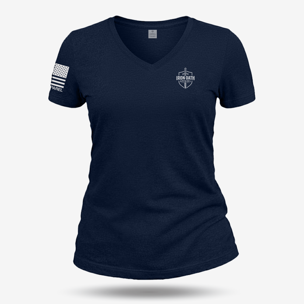 Stethoscope Flag Women's V-Neck