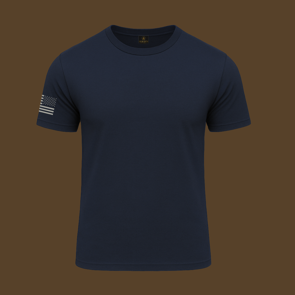 Strong As The Sea – Navy Heritage T Shirt