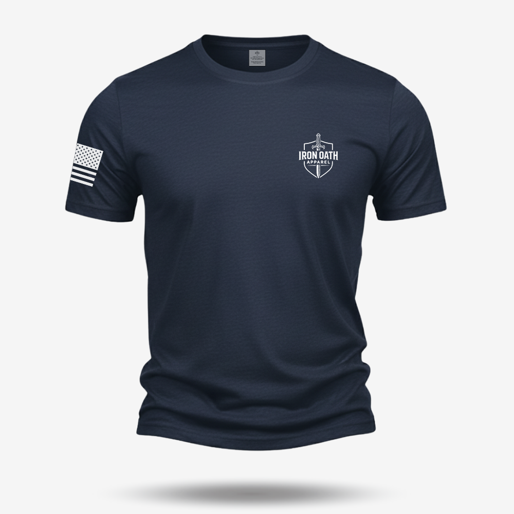 Strong As The Sea – Navy Heritage T Shirt