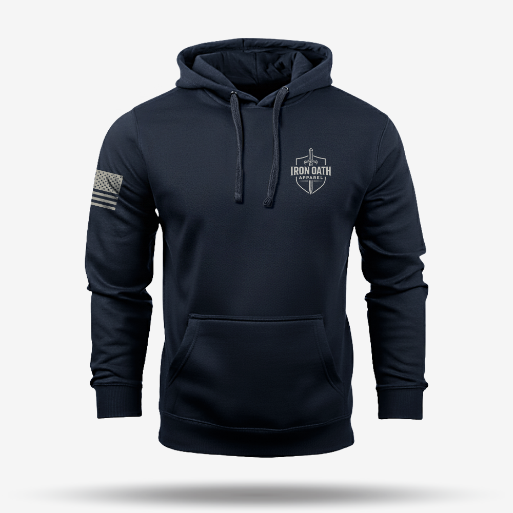 Strong As The Sea – Navy Heritage Hoodie
