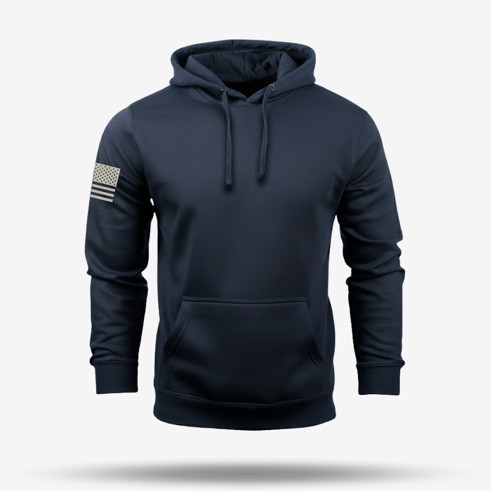 Strong As The Sea – Navy Heritage Hoodie