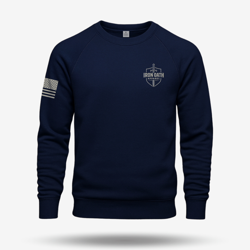 Strong As The Sea – Navy Heritage Sweatshirt