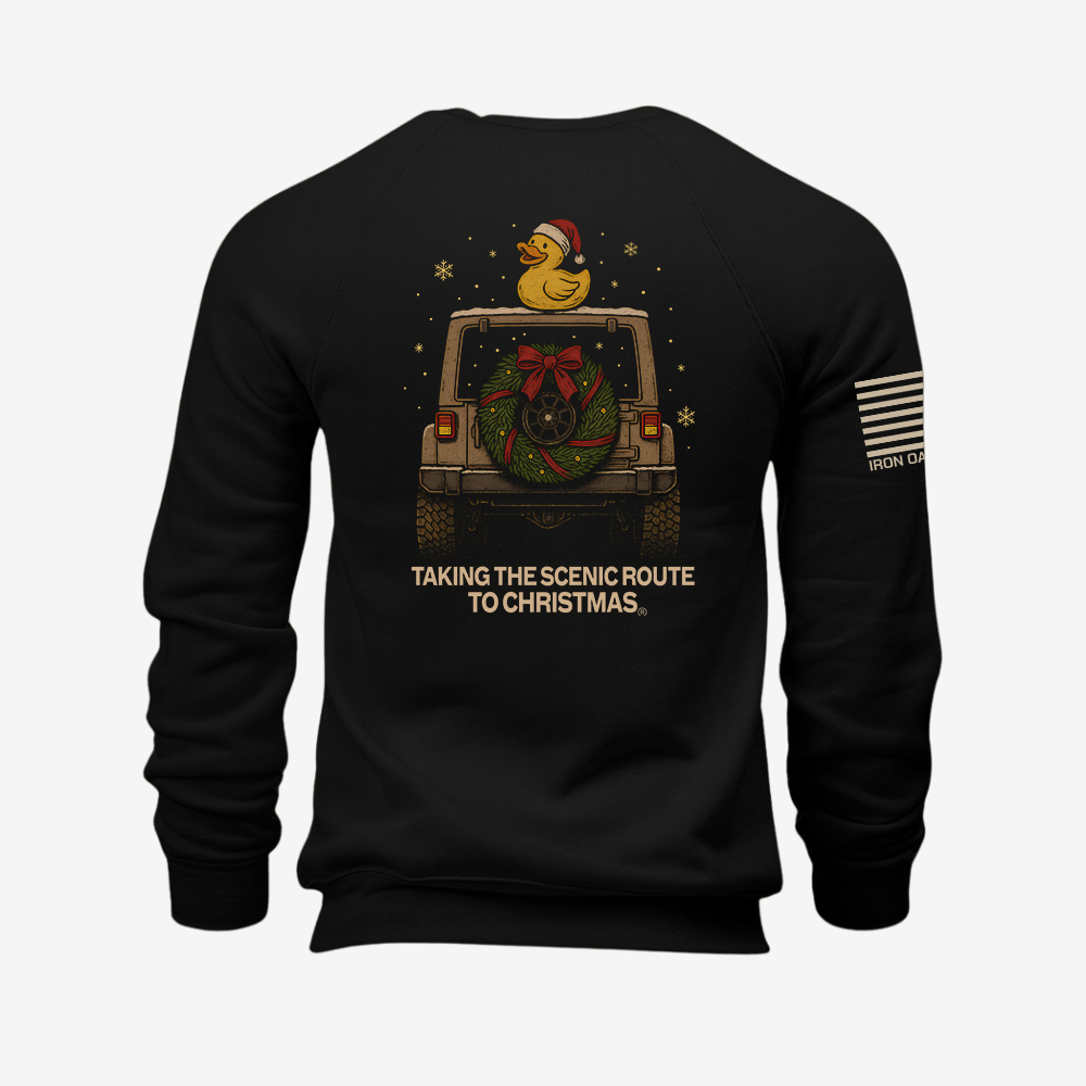 Taking The Scenic Route To Christmas Sweatshirt