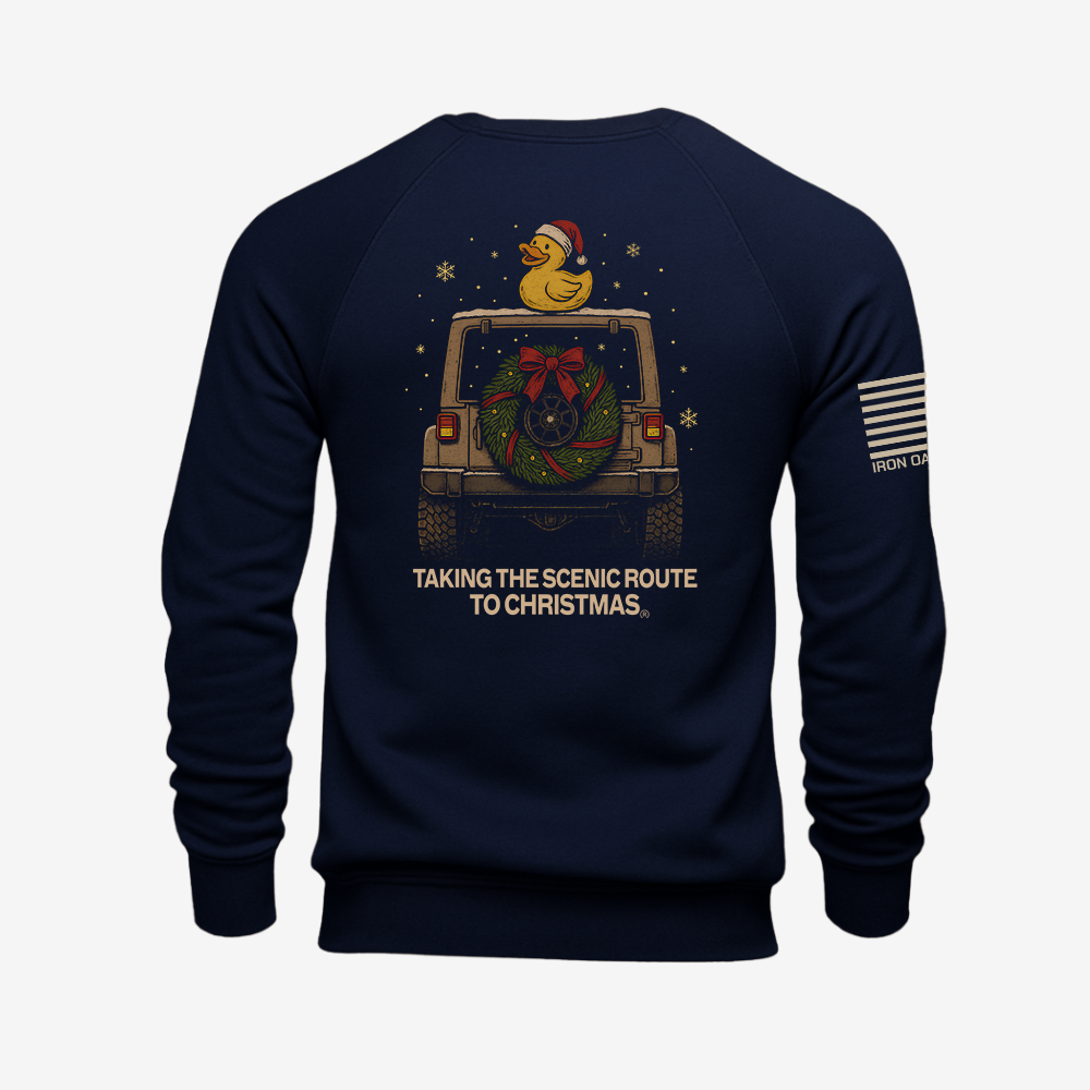Taking The Scenic Route To Christmas Sweatshirt