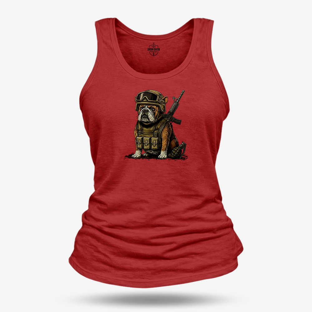 Tactical Bulldog Women's Racerback Tank