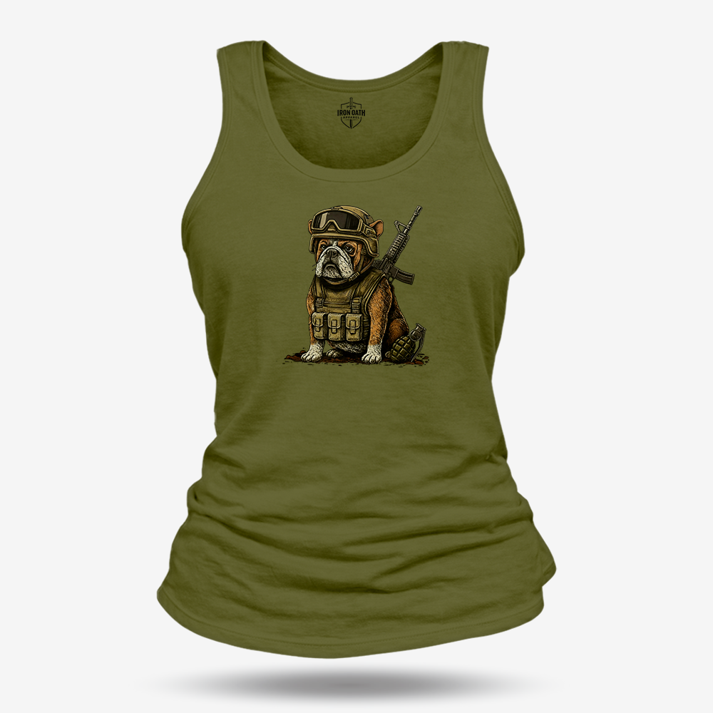 Tactical Bulldog Women's Racerback Tank
