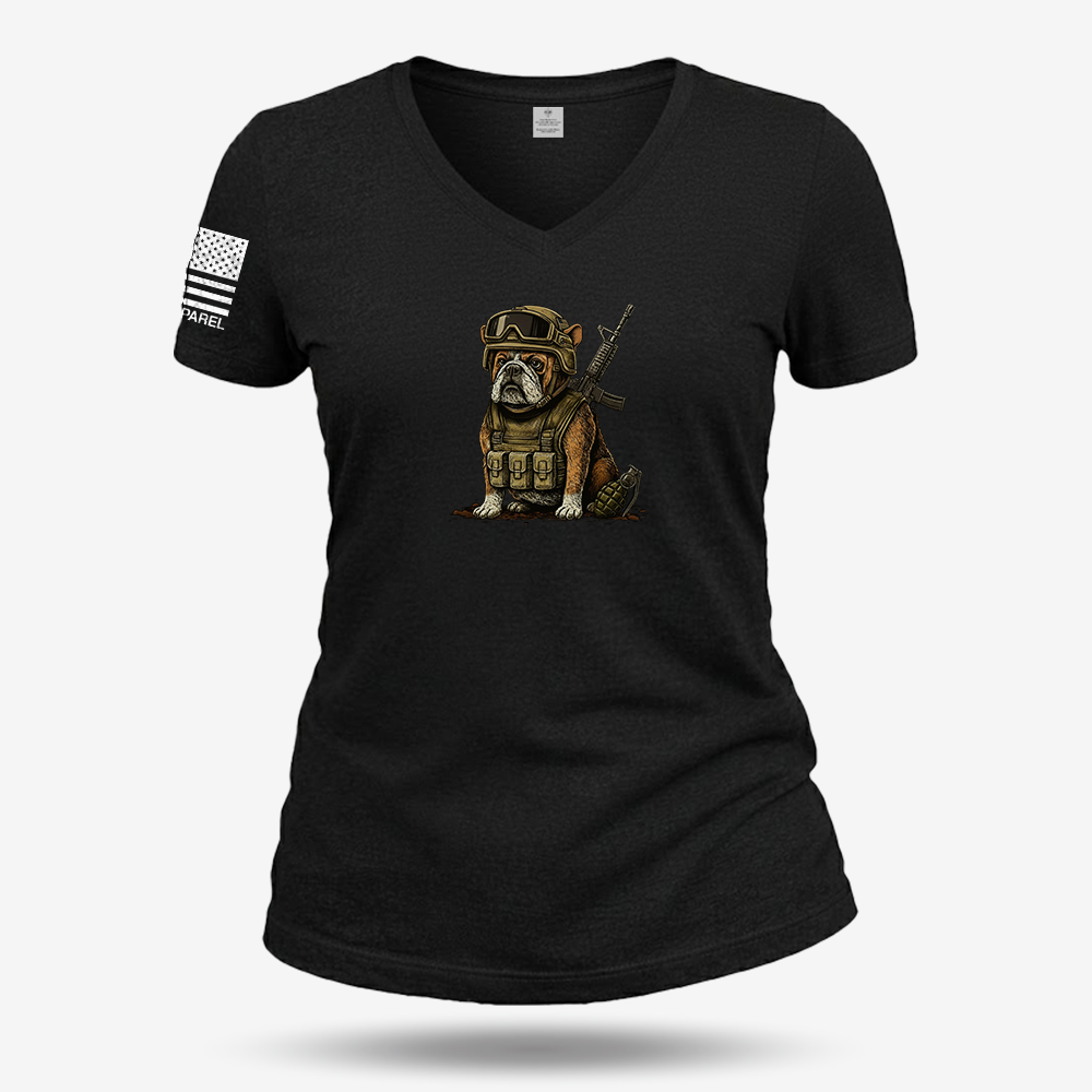 Tactical Bulldog Women's V-Neck